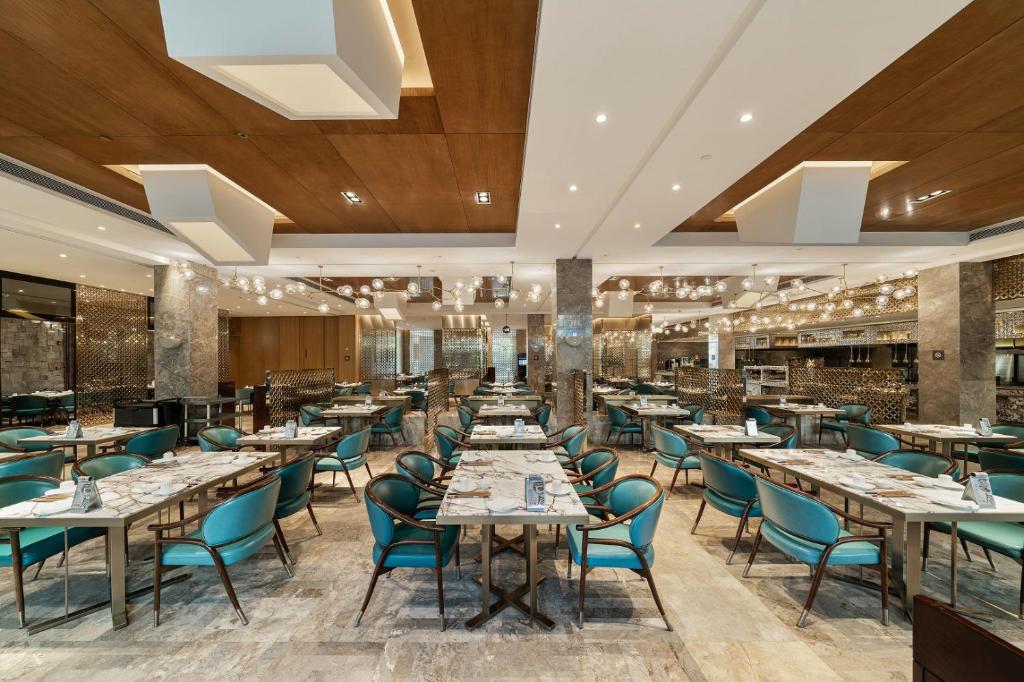 Restaurace v ubytování Juntai Hotel Xiamen
