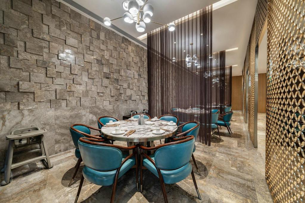 Posezení v ubytování Juntai Hotel Xiamen