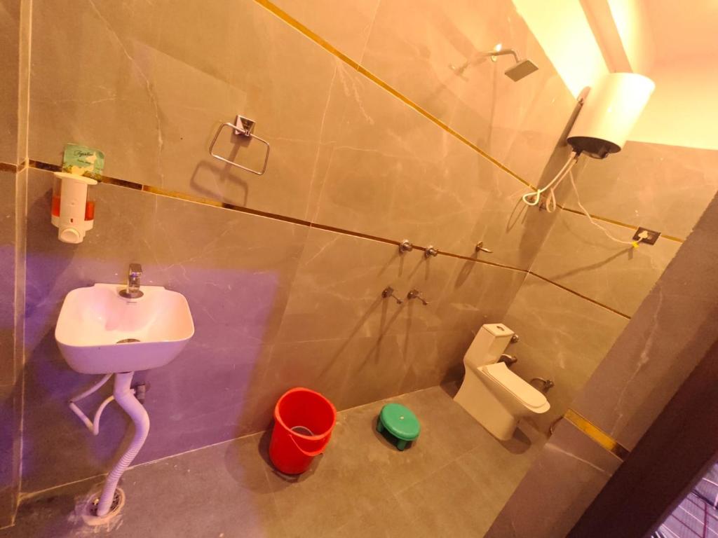 Vannituba majutusasutuses Krishna home stay