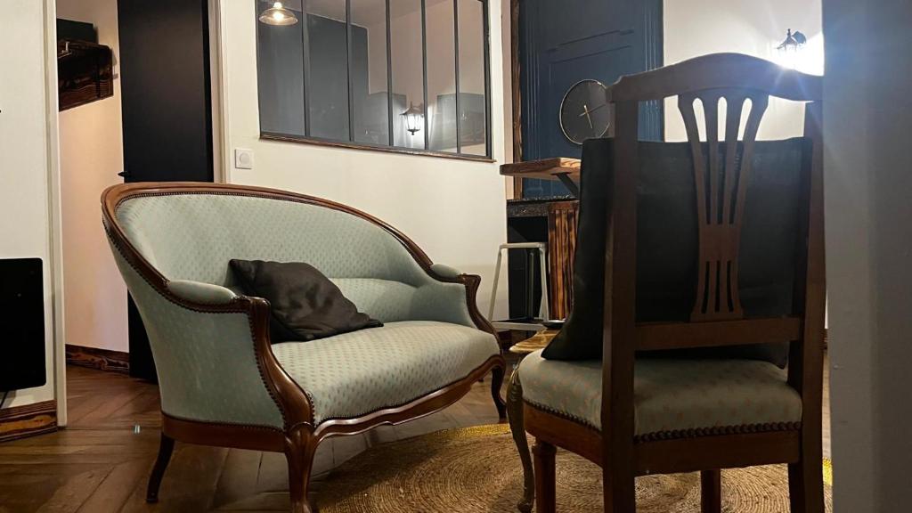 Χώρος καθιστικού στο Prestigieuse Résidence ST MARIE - Appt 2 Chambres - N 16