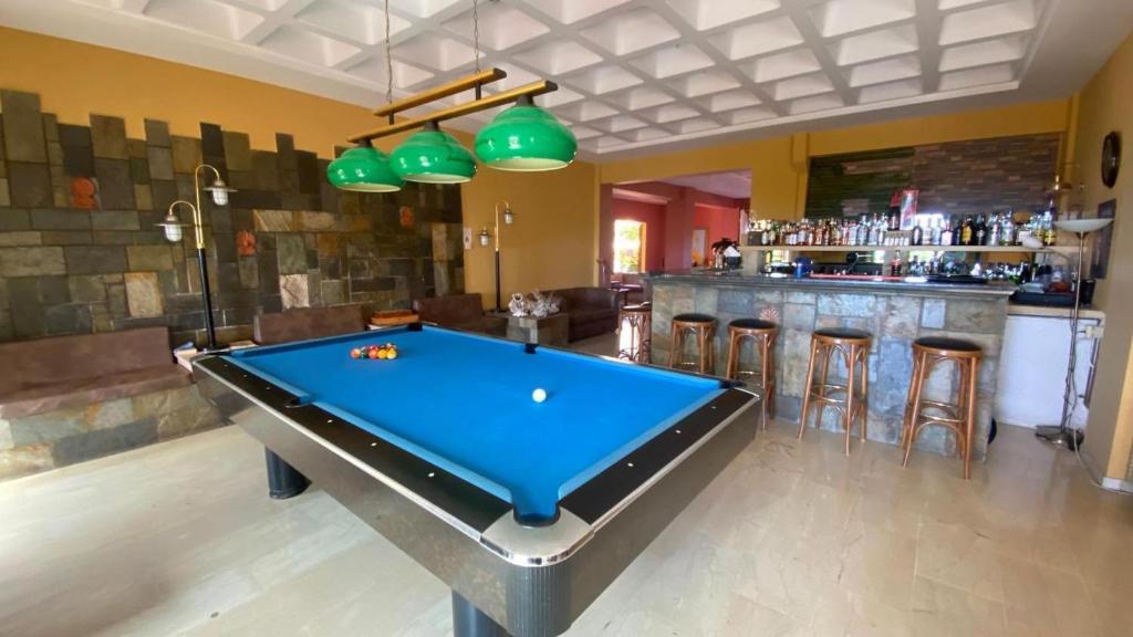 Biliár nebo kulečník v ubytování Sunrise Inn