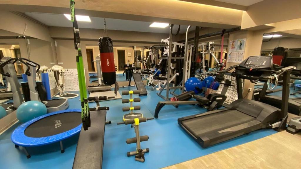 Fitness centrum a/nebo fitness zařízení v ubytování Sunrise Inn