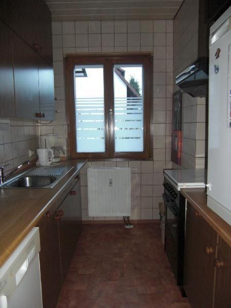 Kuchyň nebo kuchyňský kout v ubytování Ferien-und-Messeappartement-Falke