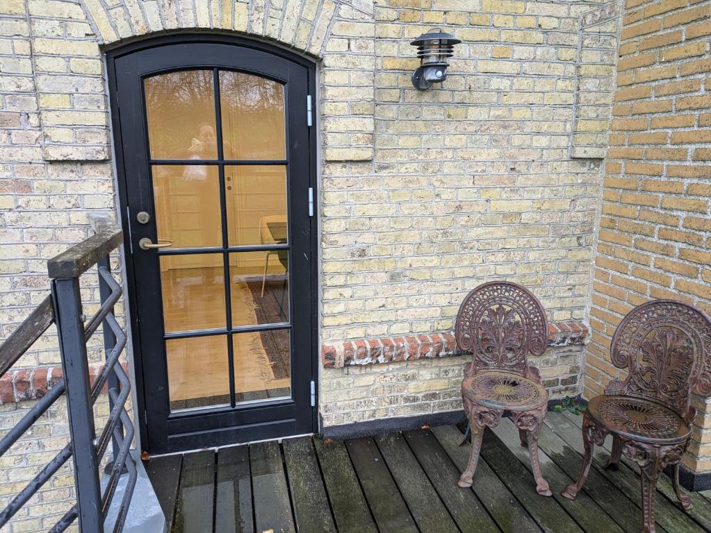 Svalir eða verönd á Room with a view, Torning Mølle