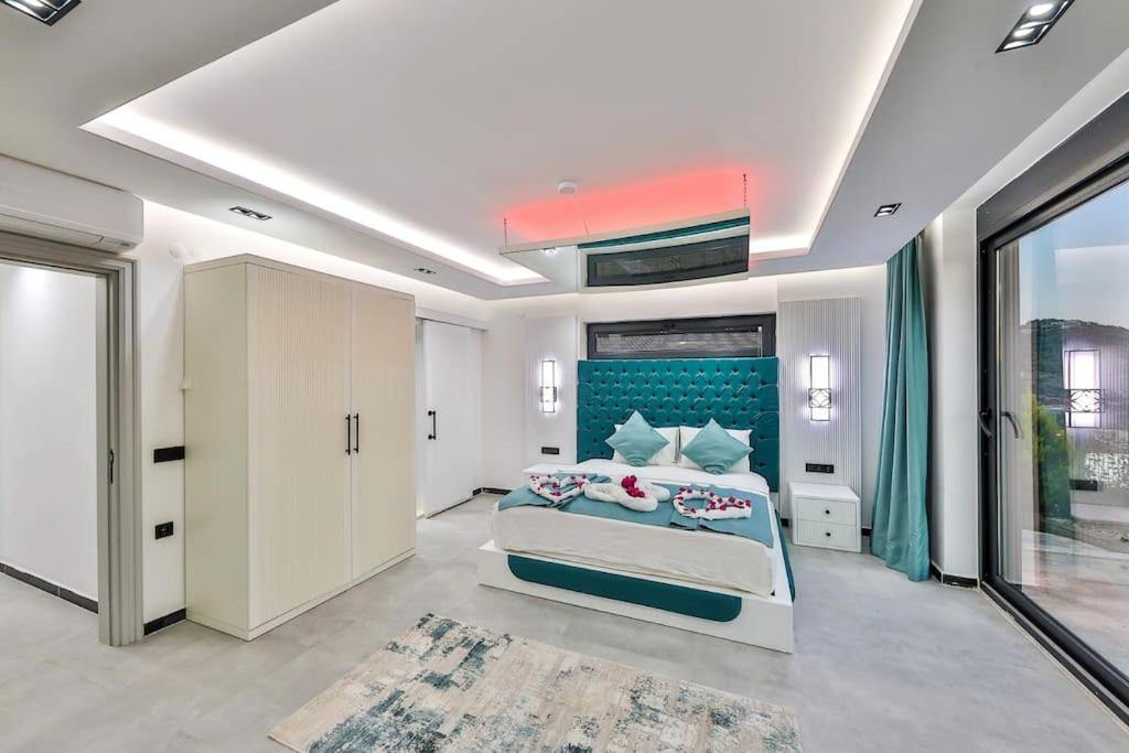 Postel nebo postele na pokoji v ubytování Villa Sea Garden Kaş