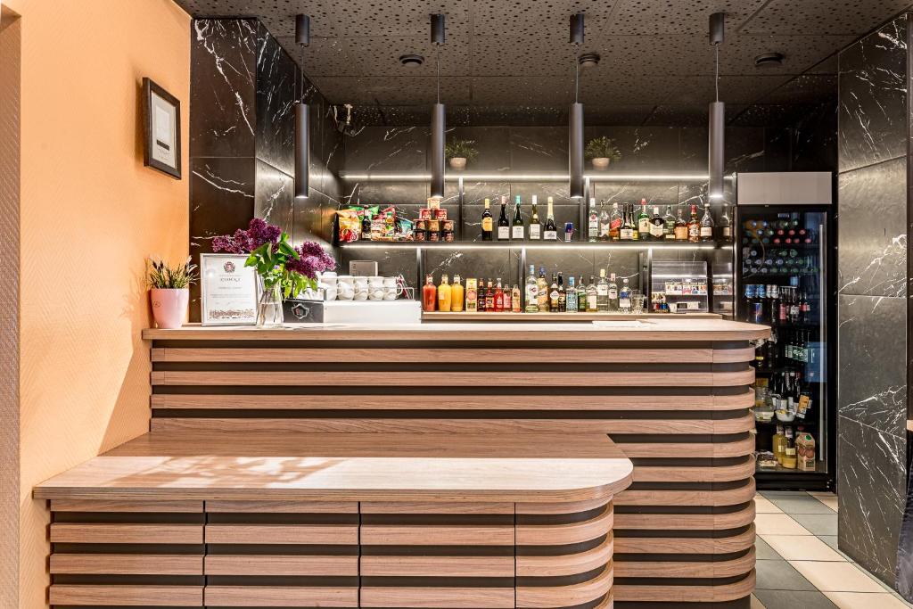 Lounge nebo bar v ubytování Hotel Zemaites