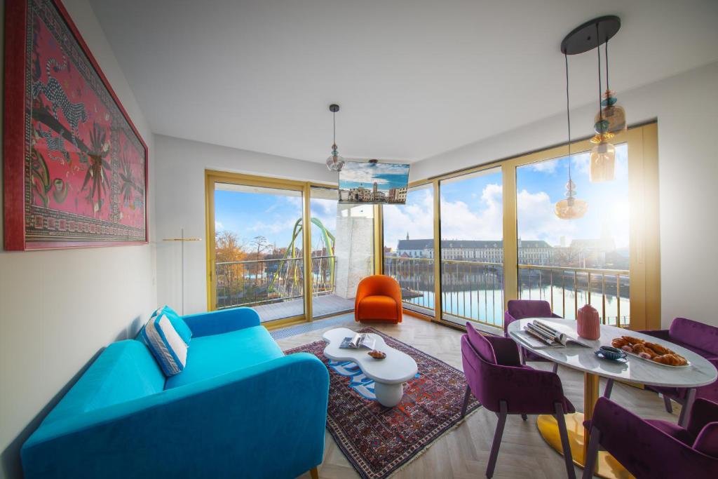 Boulevard Drobnera Residence - Apartamenty z widokiem na Odre - Resim 18