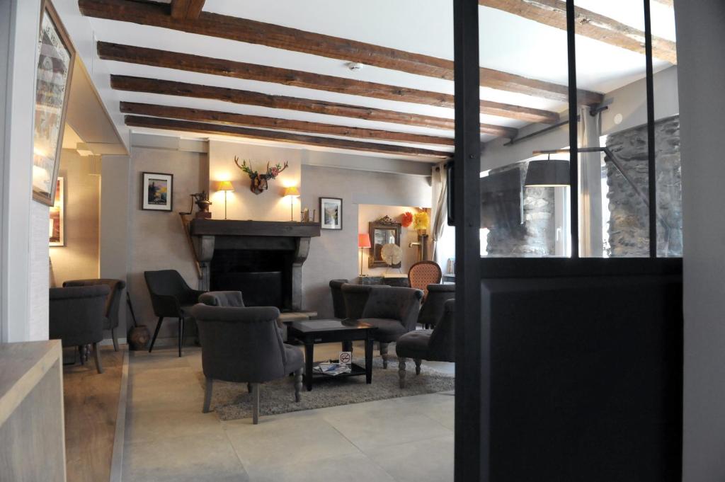 Posezení v ubytování Hôtel d'Angleterre