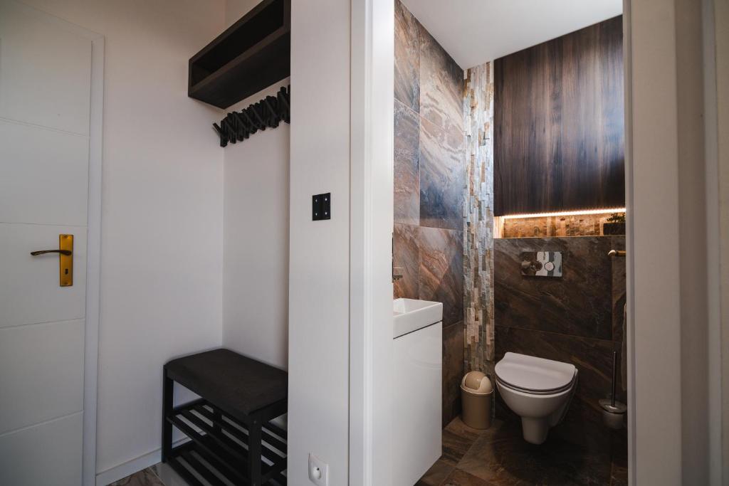 Koupelna v ubytování OLI Apartmán