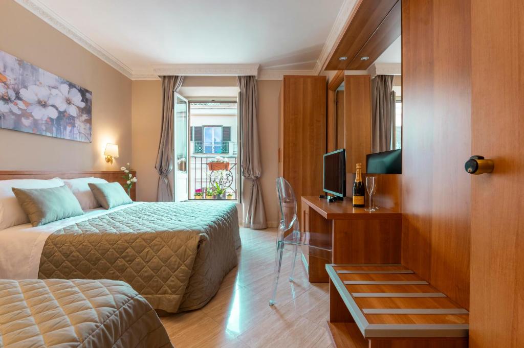 Postel nebo postele na pokoji v ubytování Hotel Magic