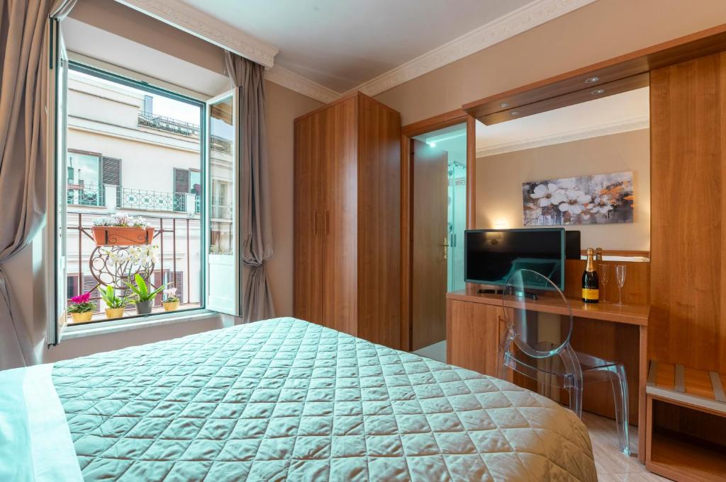 TV a/nebo společenská místnost v ubytování Hotel Magic