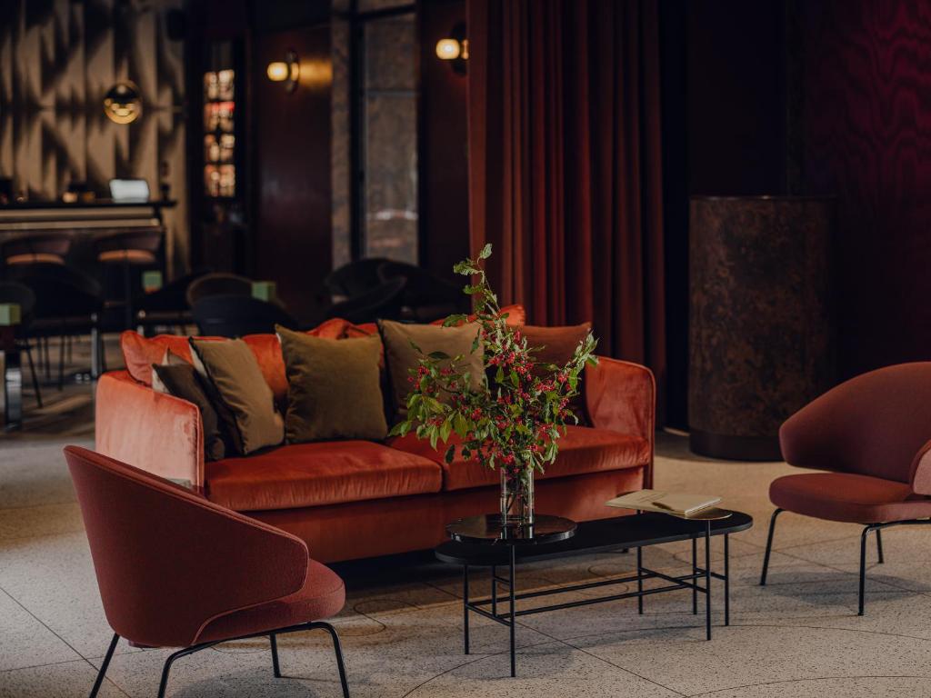 Posezení v ubytování Flaner Hotel, WorldHotels Crafted