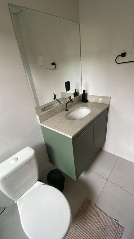 Koupelna v ubytování Pousada Portal Dos Campos