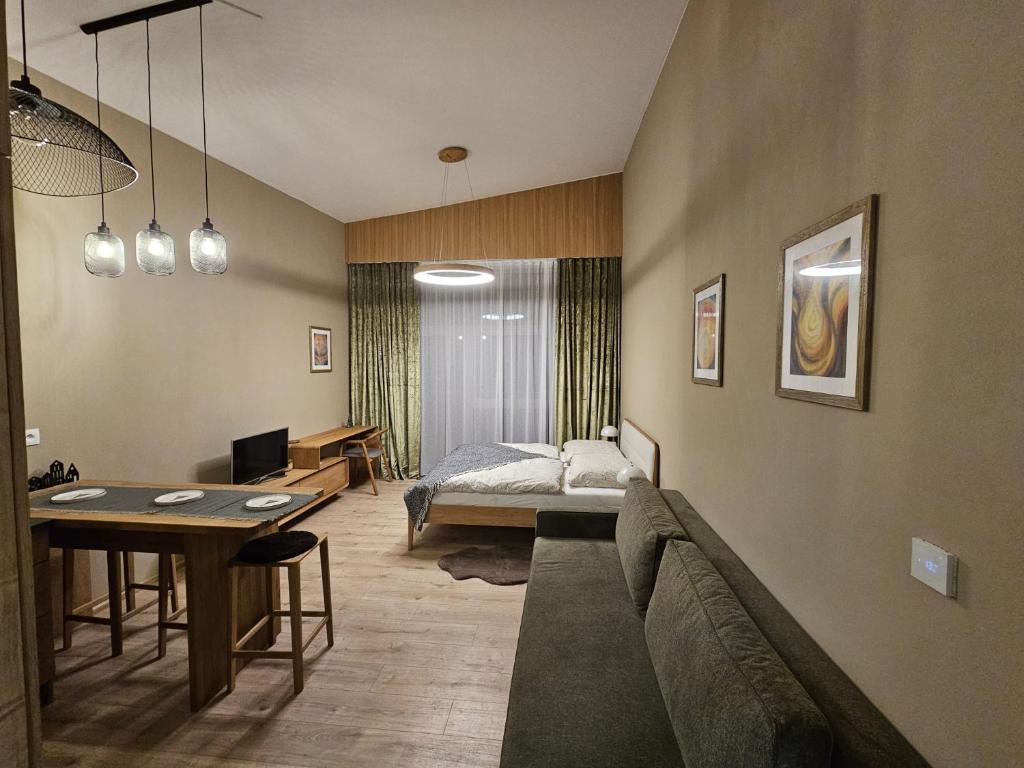 Postel nebo postele na pokoji v ubytování Comfort Apartments with parking - Tale