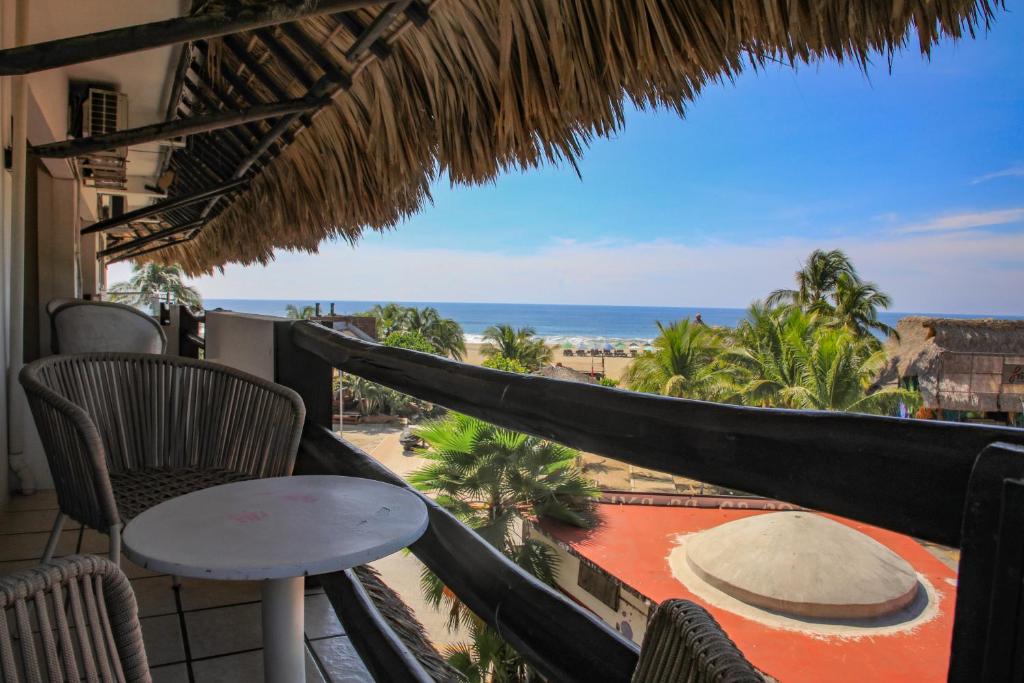 Bungalows Zicatela - Habitación Doble Con Vistas Al Mar
