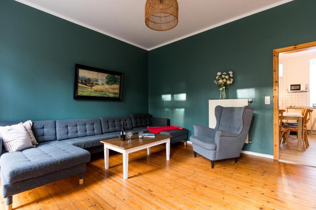 Χώρος καθιστικού στο Alte Schule 2