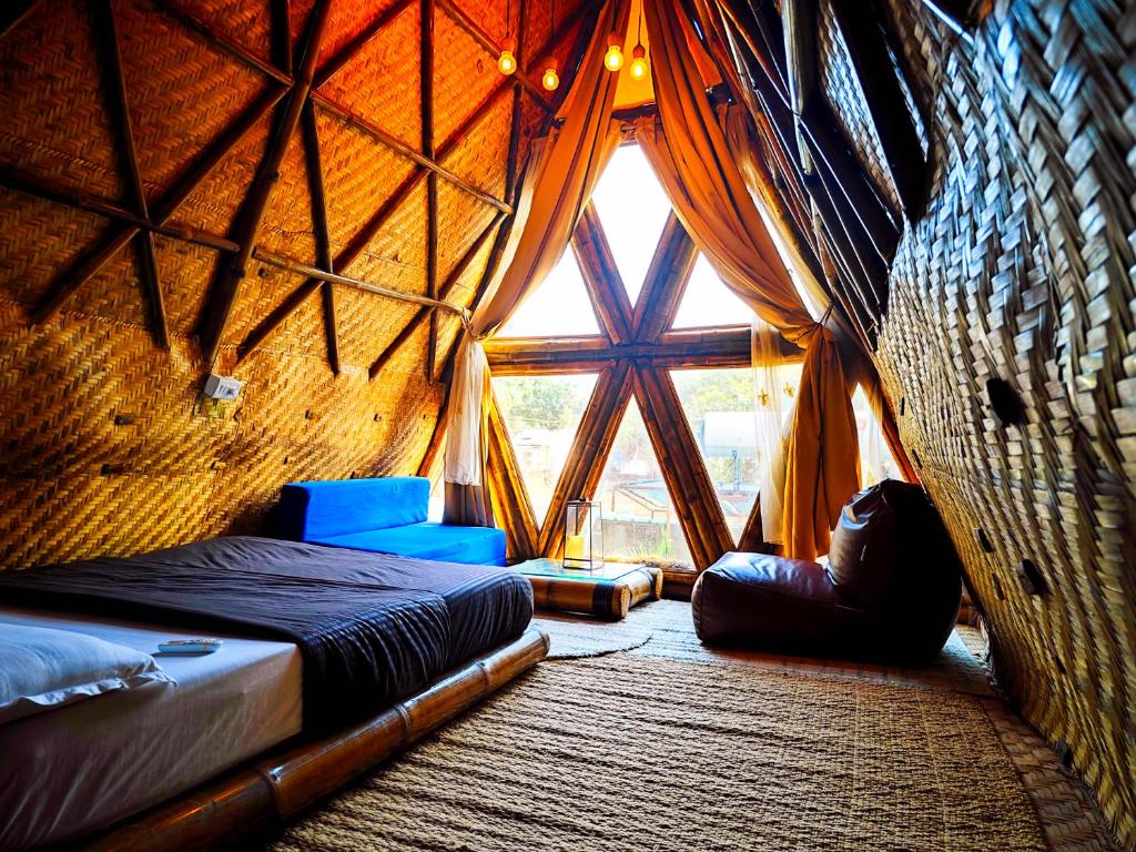 Posezení v ubytování Vagatorian - Stylish Luxury Designer Cottages
