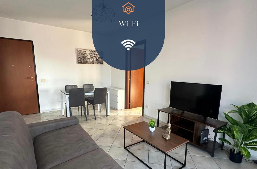 TV a/nebo společenská místnost v ubytování DeHomes - Relax & Business Apartments