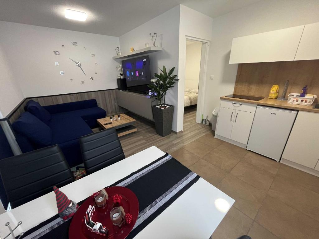 Kuchyň nebo kuchyňský kout v ubytování Apartment Adam & Eva, Near Aqualuna, Free Parking