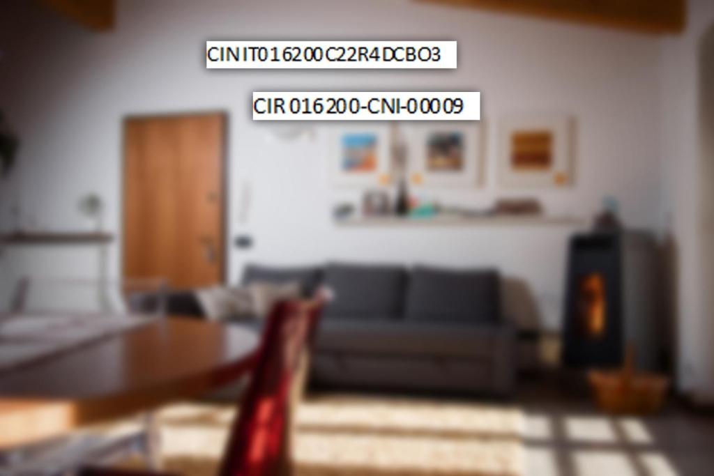Posezení v ubytování La Casa di Emy