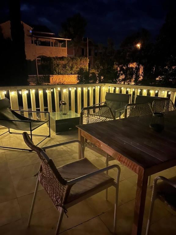 Balkón nebo terasa v ubytování Villa L.L
