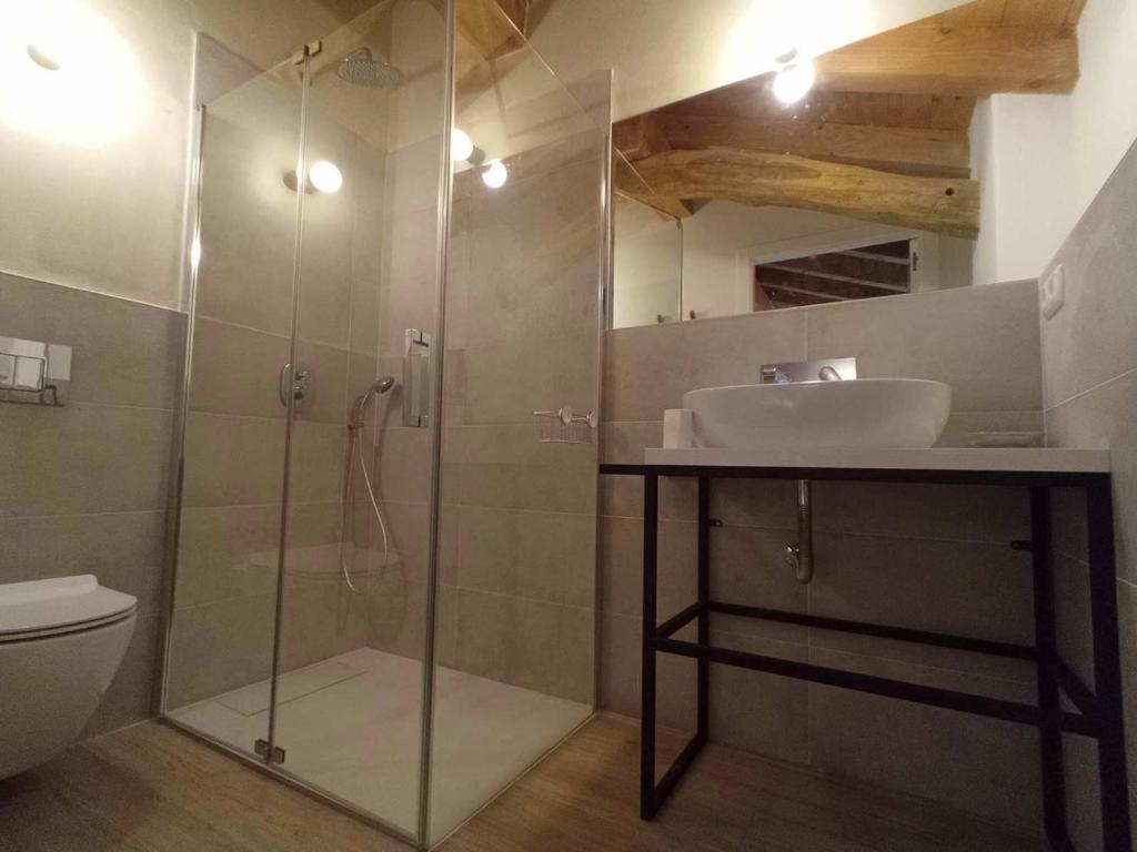 Koupelna v ubytování Mokorroko Borda Hostal Rural