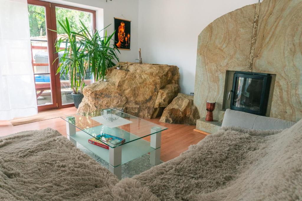 Posezení v ubytování Relaxace v blízkosti Poděbrad - Kanín