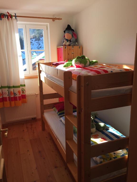 Postel nebo postele na pokoji v ubytování Ferienhaus Borth