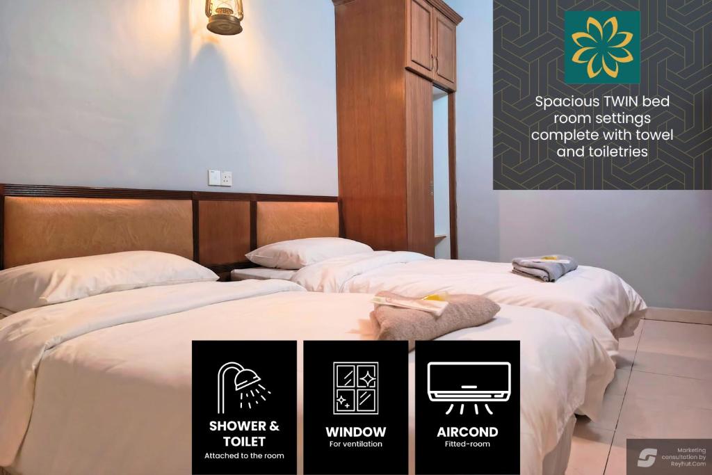 Postel nebo postele na pokoji v ubytování Thara Hotel & Resort