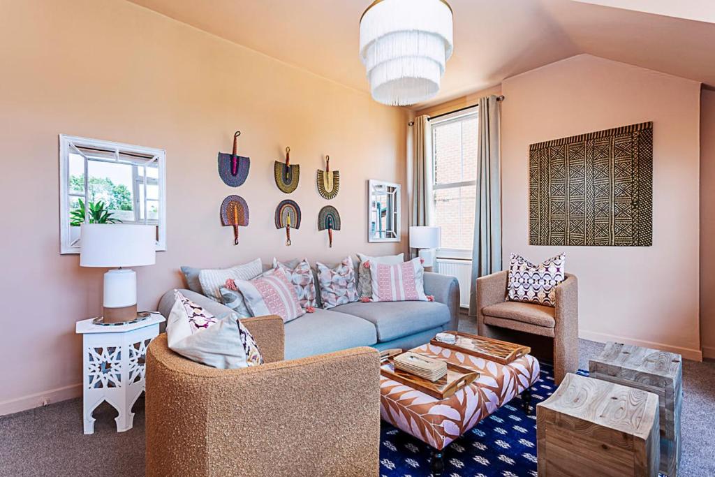 Posezení v ubytování Stylish Boutique Apartment