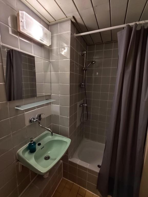 Koupelna v ubytování Horský Hotel Kubát