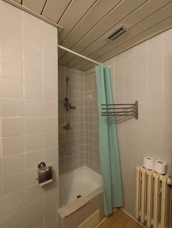 Koupelna v ubytování Horský Hotel Kubát