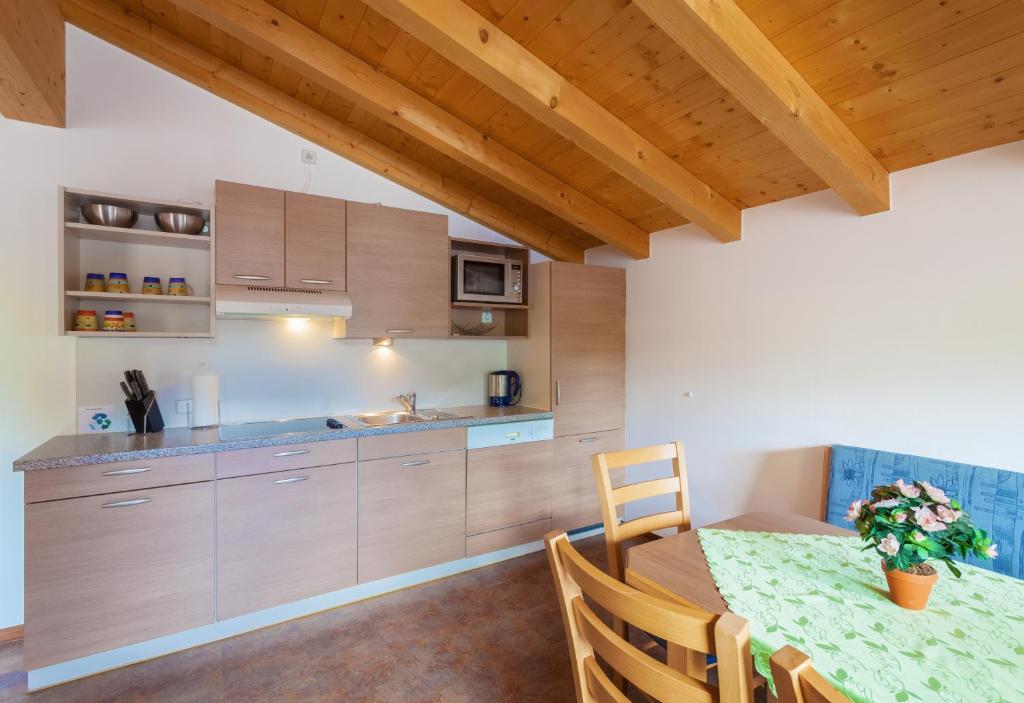 Kuchyň nebo kuchyňský kout v ubytování Amtshaus