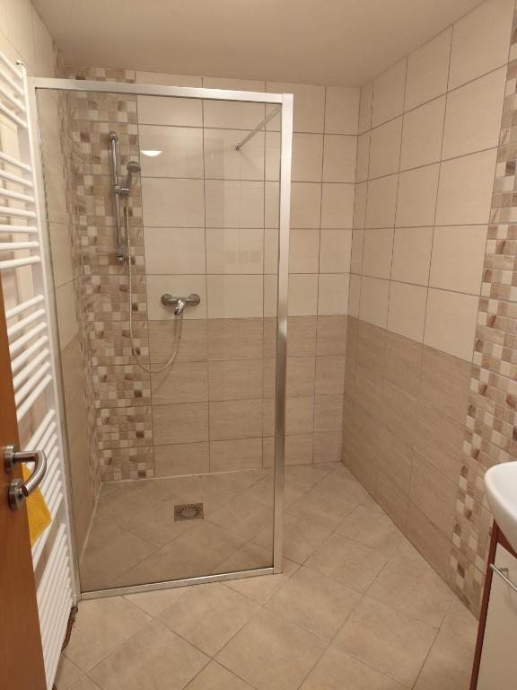 Koupelna v ubytování Horský Hotel Kubát