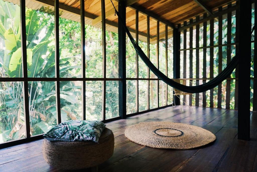 Zahrada ubytování Amazona Lodge