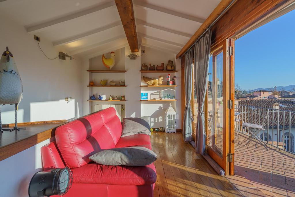Balkón alebo terasa v ubytovaní TERRAZZA COCCODE' spazioso con vista mozzafiato!