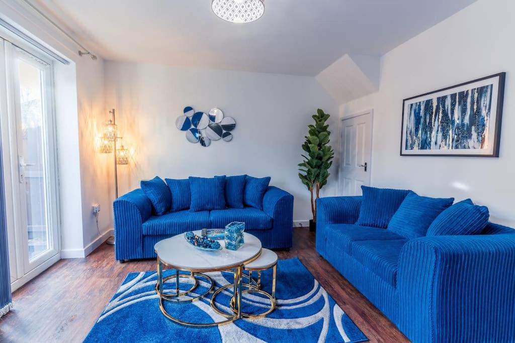 Χώρος καθιστικού στο Modern 3 Bed, Ideal for Contractors, FREE PARKING - Central