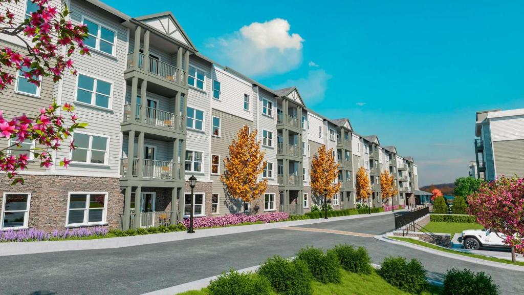 Budova, kde se apartmán nachází