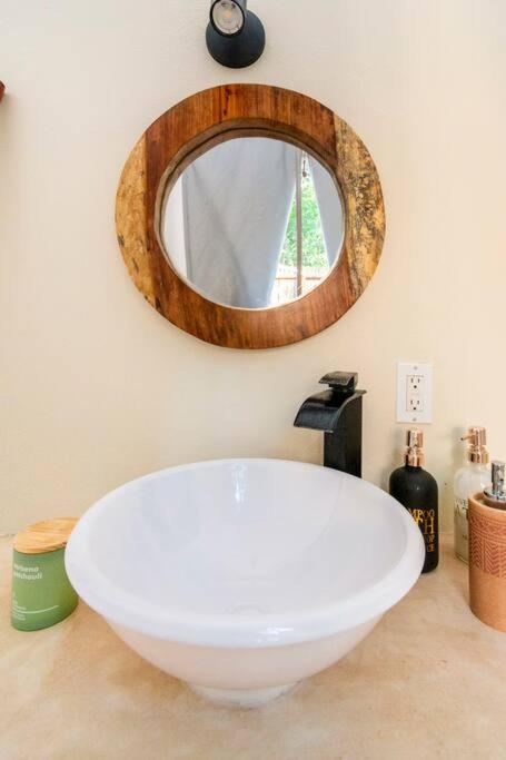 Koupelna v ubytování Glamping Mayan Glam