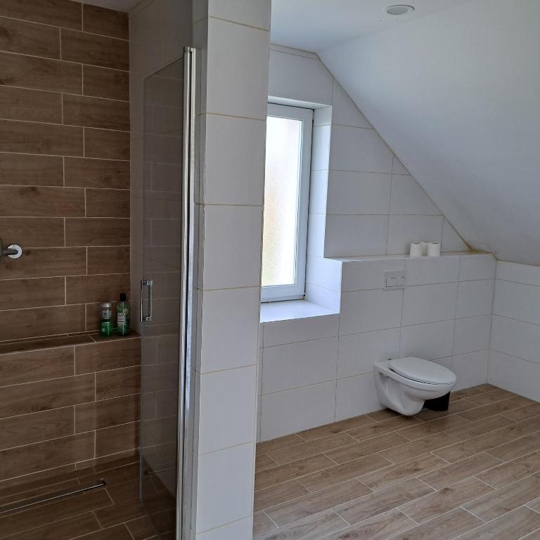 Koupelna v ubytování Apartmán Stará Myjava