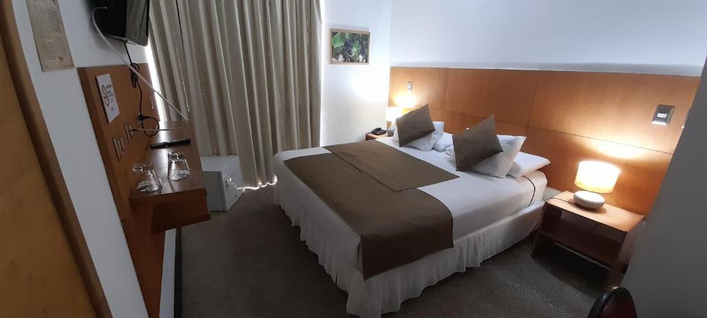 Postel nebo postele na pokoji v ubytování Open Hotel
