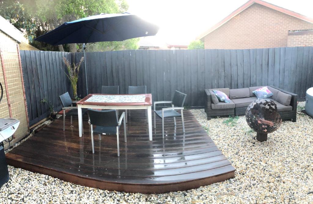 Patio nebo venkovní prostory v ubytování Summer place