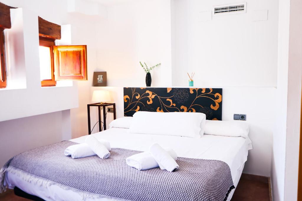 Posteľ alebo postele v izbe v ubytovaní Happy Apartments Valencia – Lope de Vega