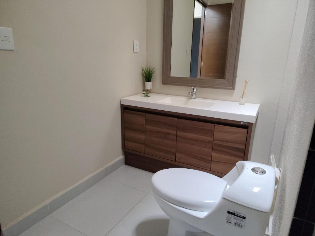 Koupelna v ubytování Hotel Casa 20