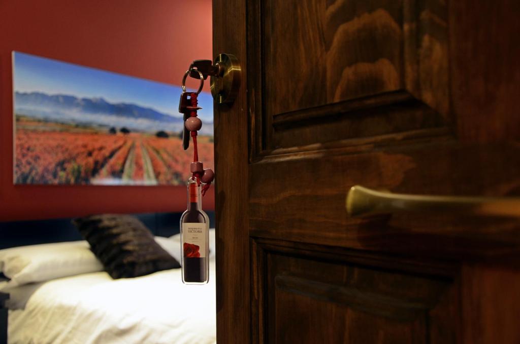 Postel nebo postele na pokoji v ubytování Agroturismo Valdelana