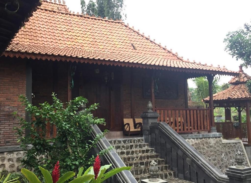 Zahrada ubytování Merapi Eco Bungalow
