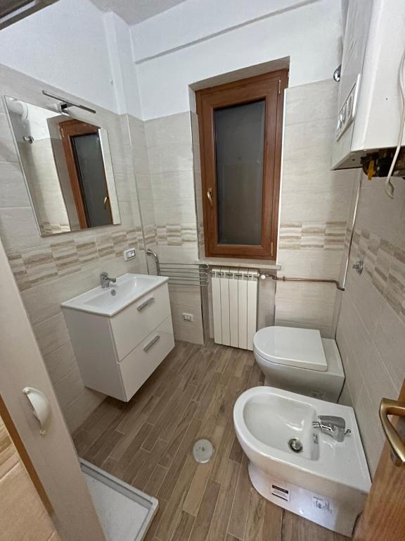 Koupelna v ubytování Appartamento in residence Ovindoli