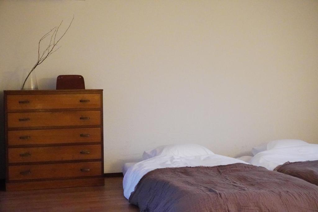 Letto o letti in una camera di 余韻 奈良宿 - yoinn narayado