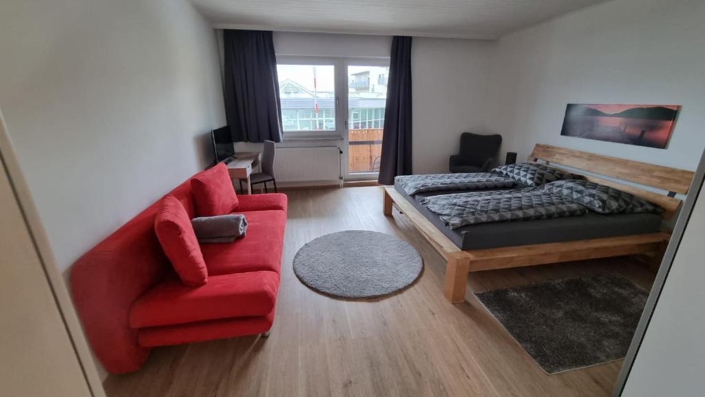 Postel nebo postele na pokoji v ubytování Apartment- Zimmer Pernter