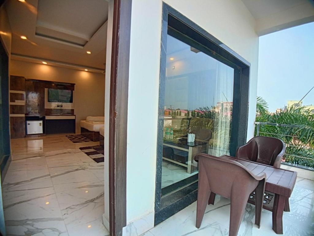 Kuchyň nebo kuchyňský kout v ubytování Samudra Bilas Resort, Mandarmoni
